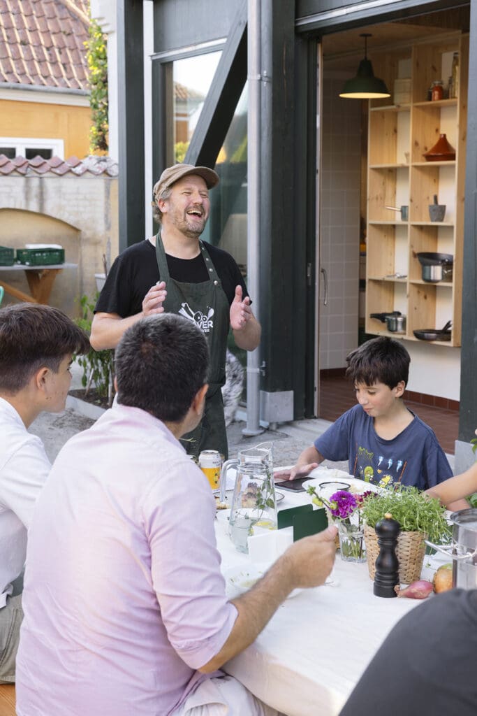 Teamdag eller familiedag i Haver til Maver-Huset